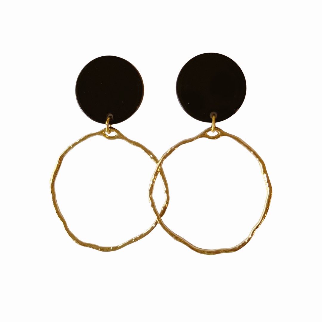 Zoie Big Hoop — Black