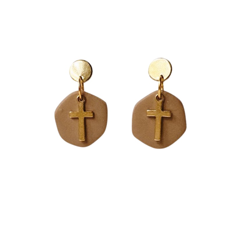 Cross Earrings Ruth — Default