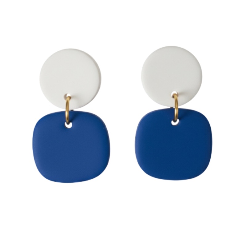 Royal Blue and White