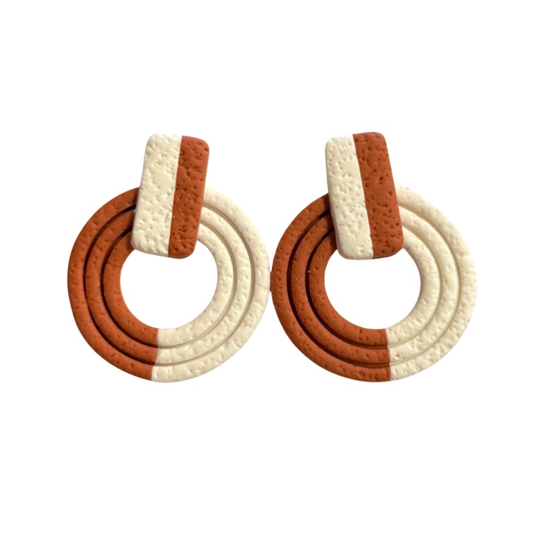 Burnt Orange and White