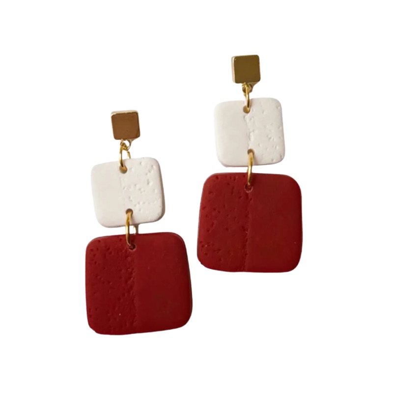 Cardinal Red and White