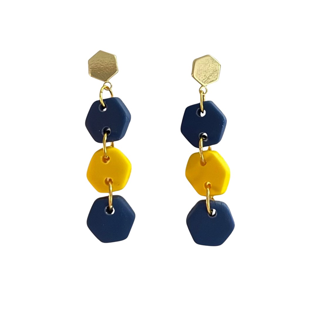 Navy and Yellow