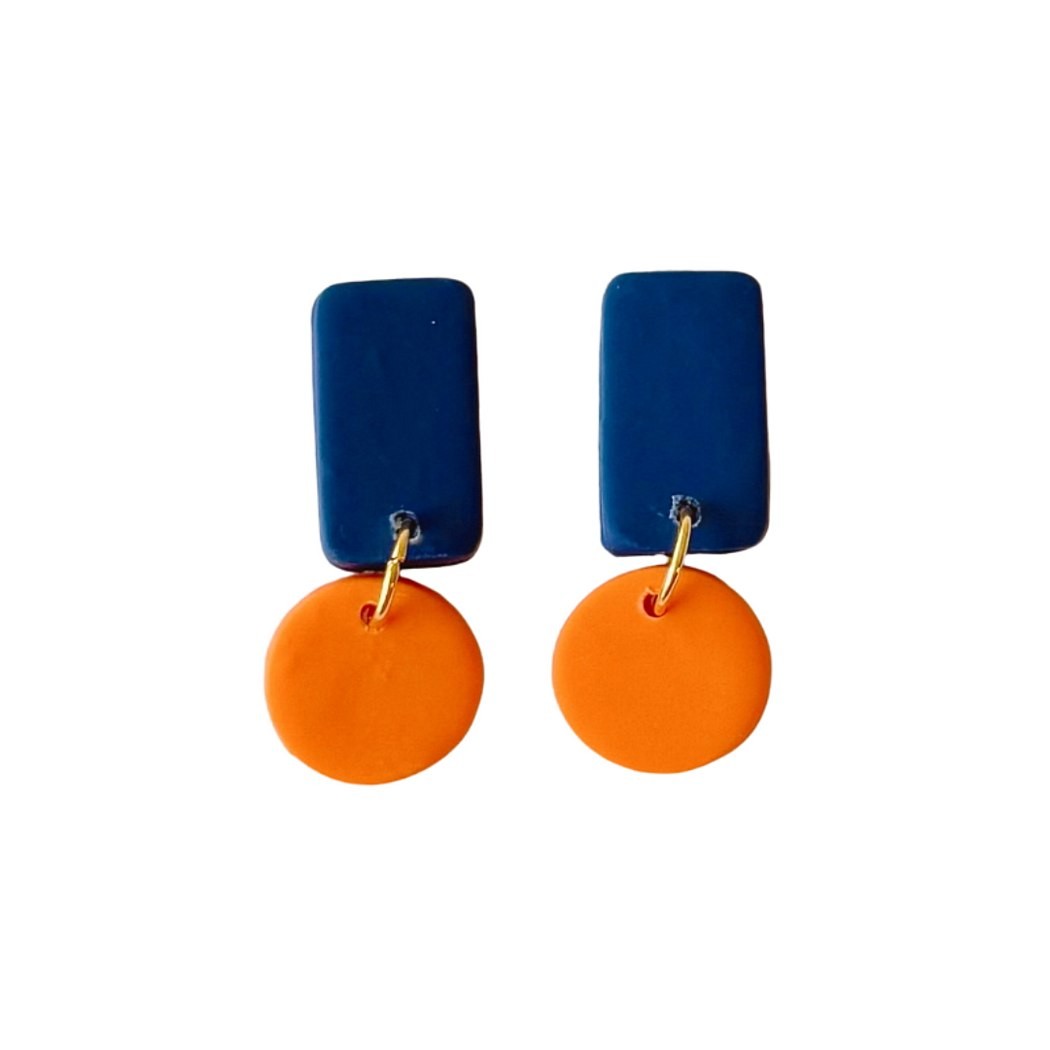 Navy and Orange
