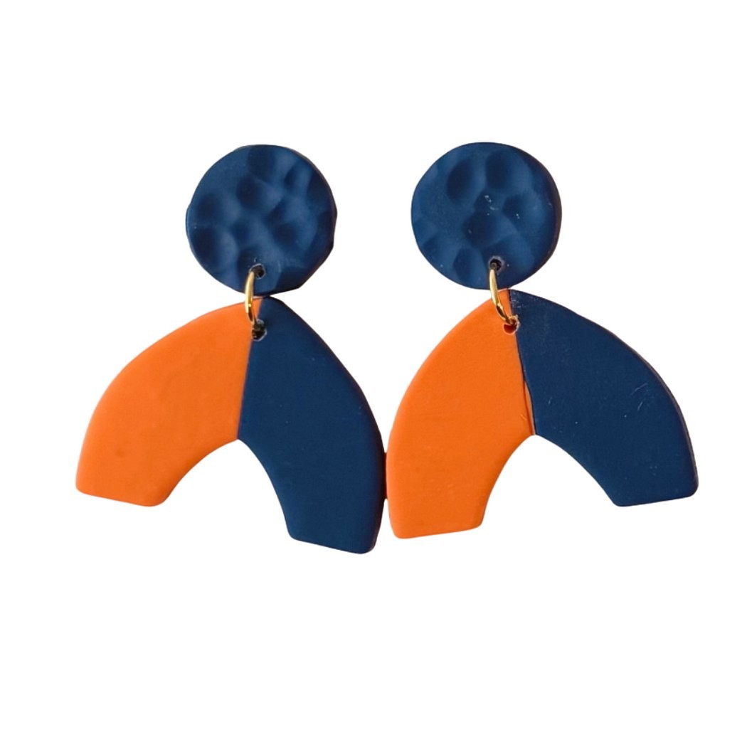 Navy and Orange