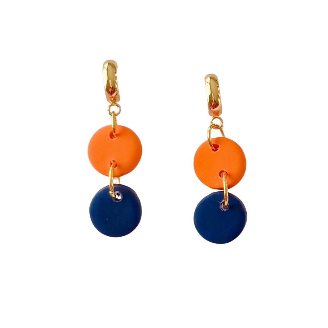 Navy and Orange