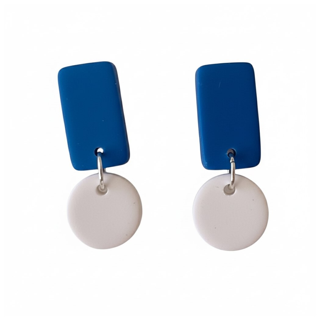 Royal Blue and White