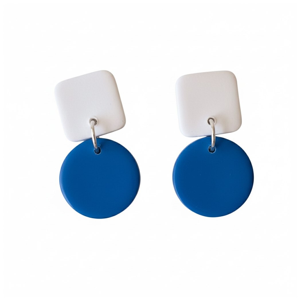 Royal Blue and White