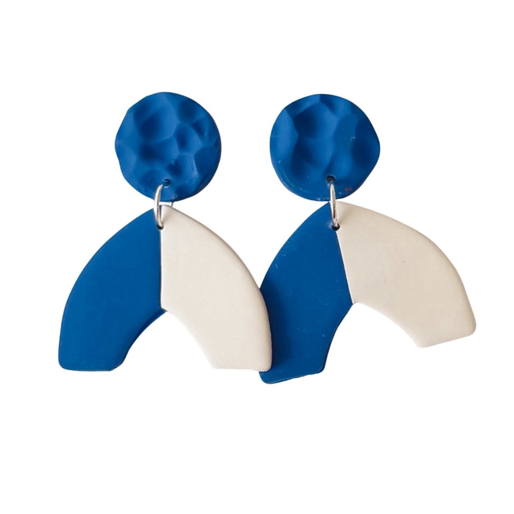 Royal Blue and White