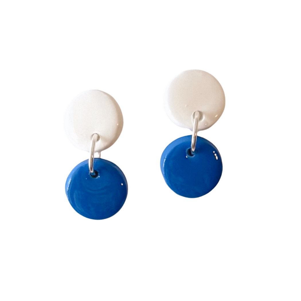 Royal Blue and White
