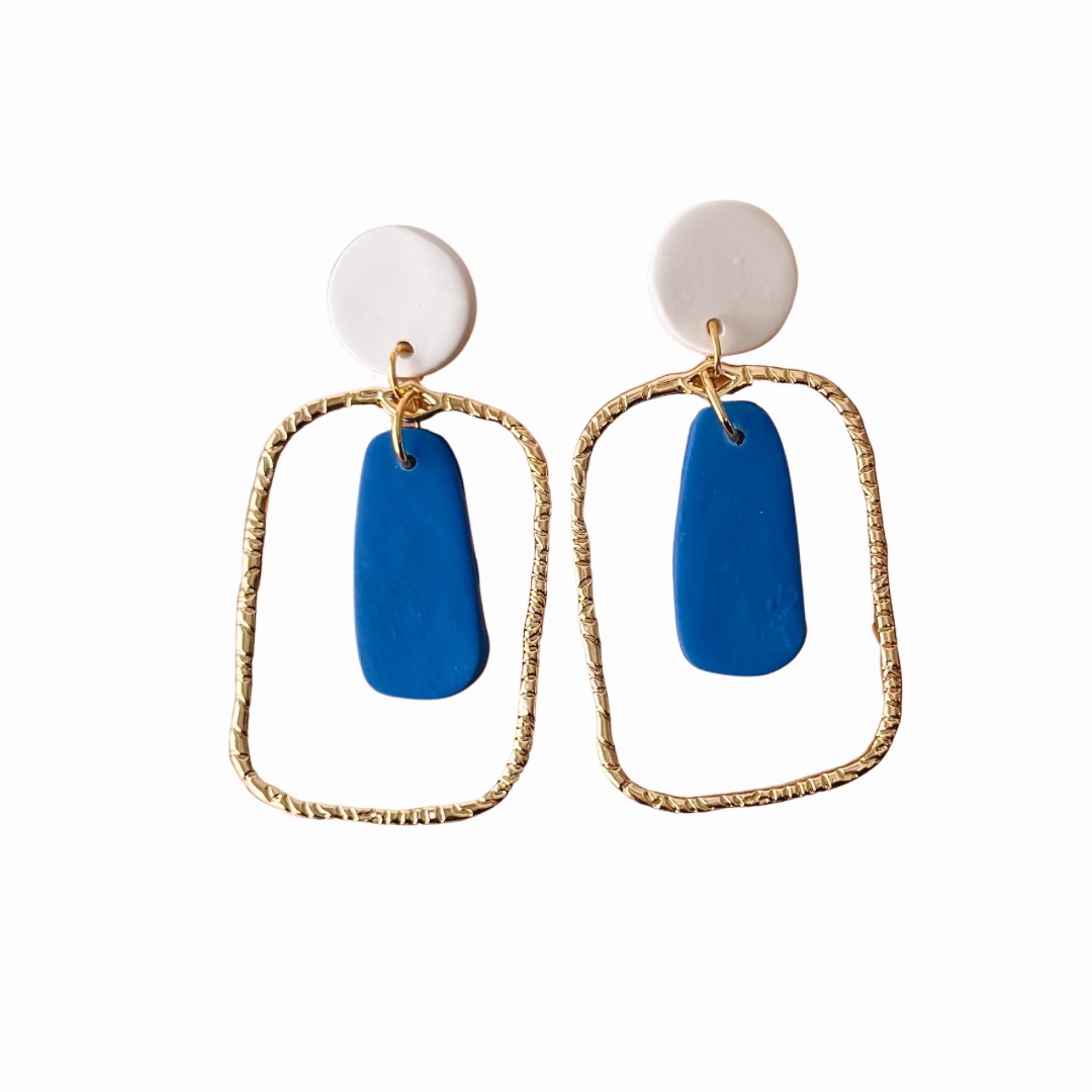 Royal Blue and White