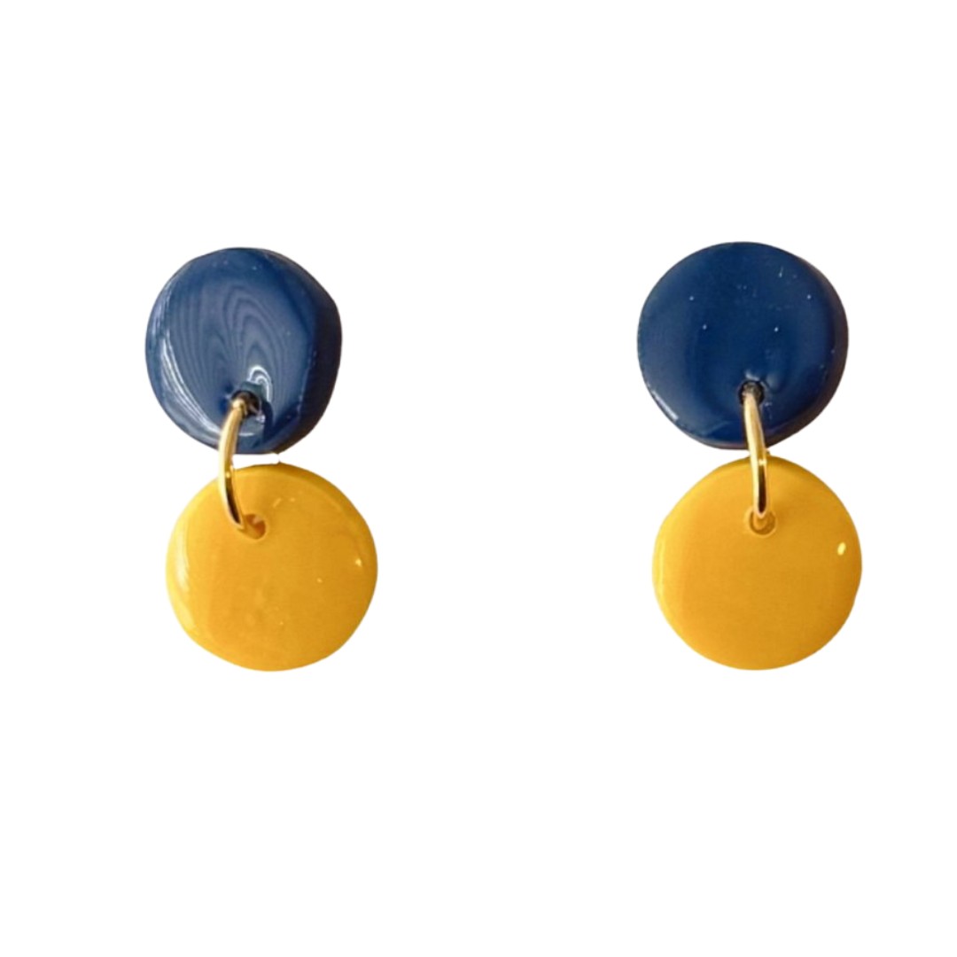 Navy and Yellow