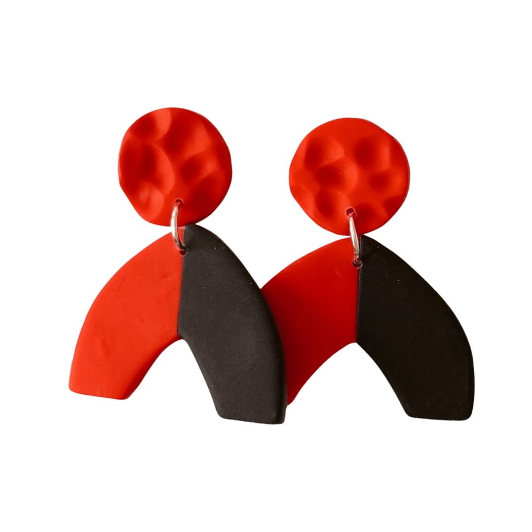 Sweet Tree Addyson, handcrafted polymer clay earrings
