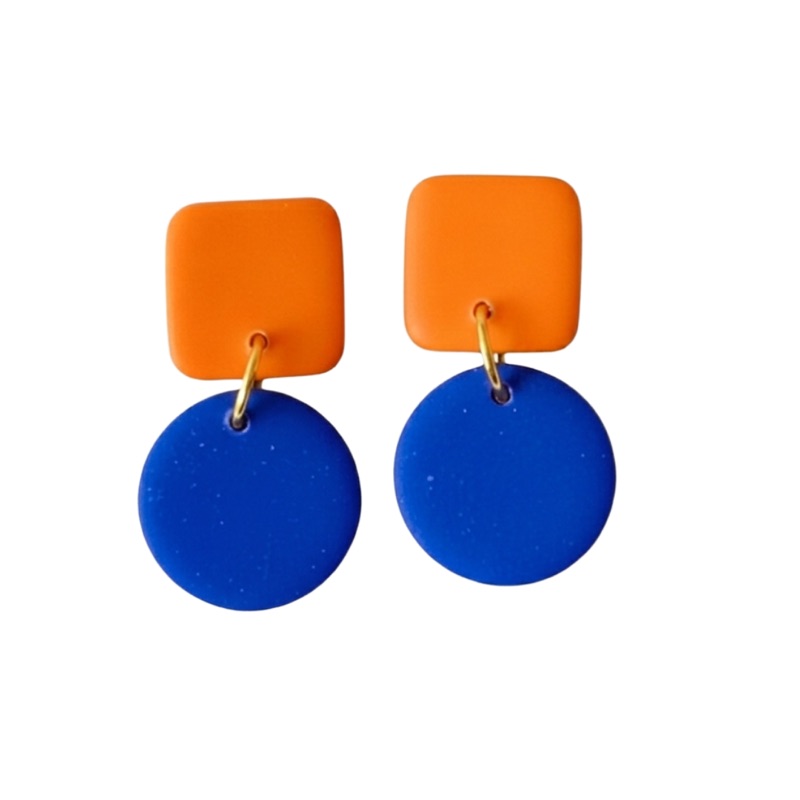 Ultramarine Blue and Orange