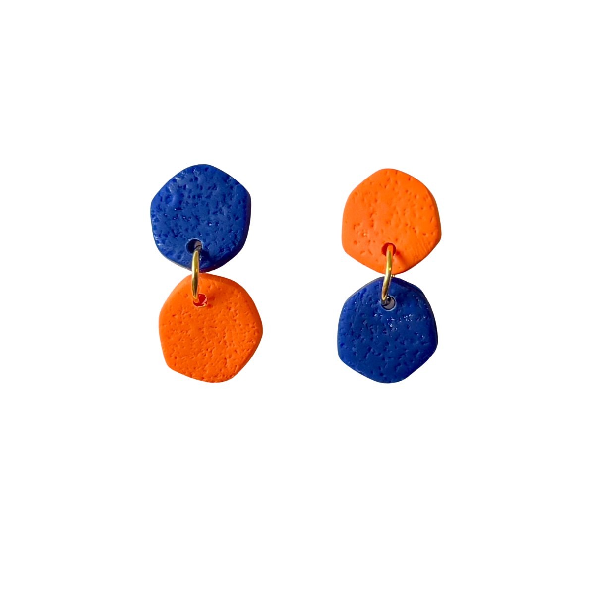 Ultramarine Blue and Orange