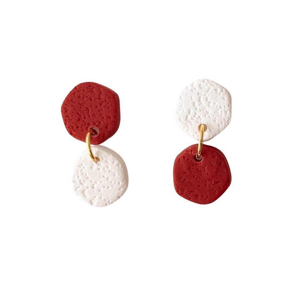 Cardinal Red and White