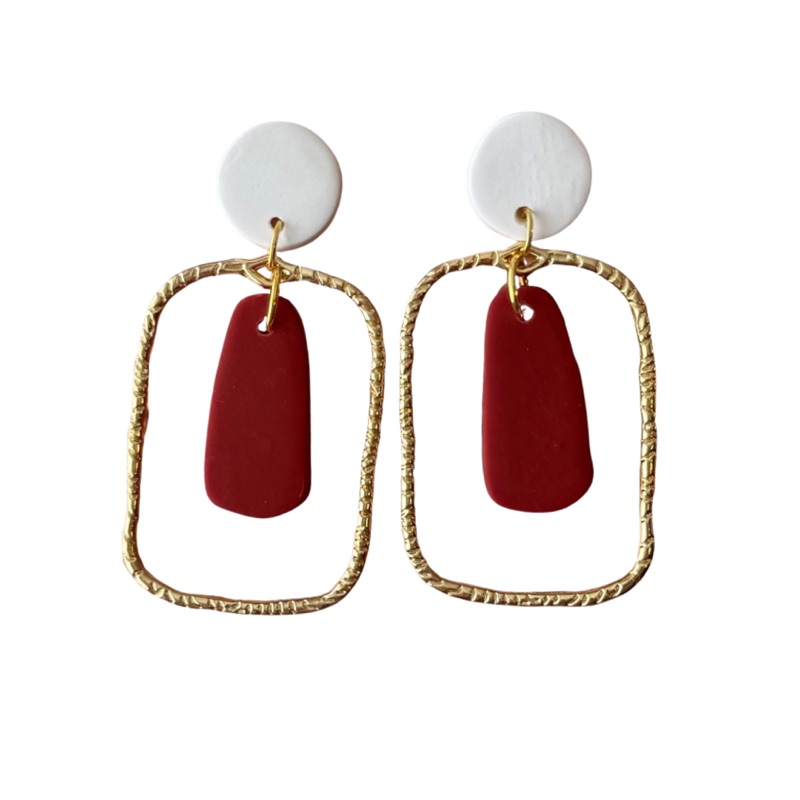 Cardinal Red and White