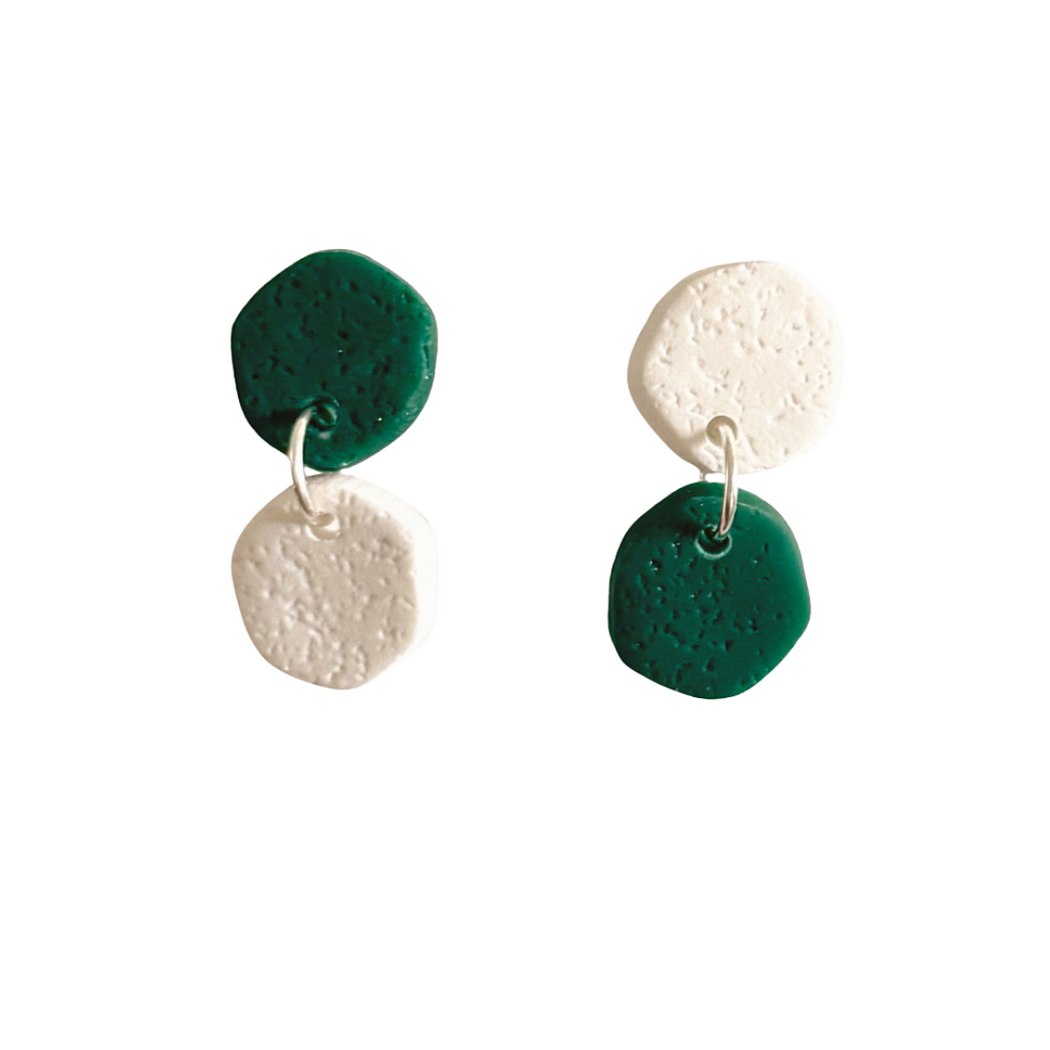 Forest Green and White
