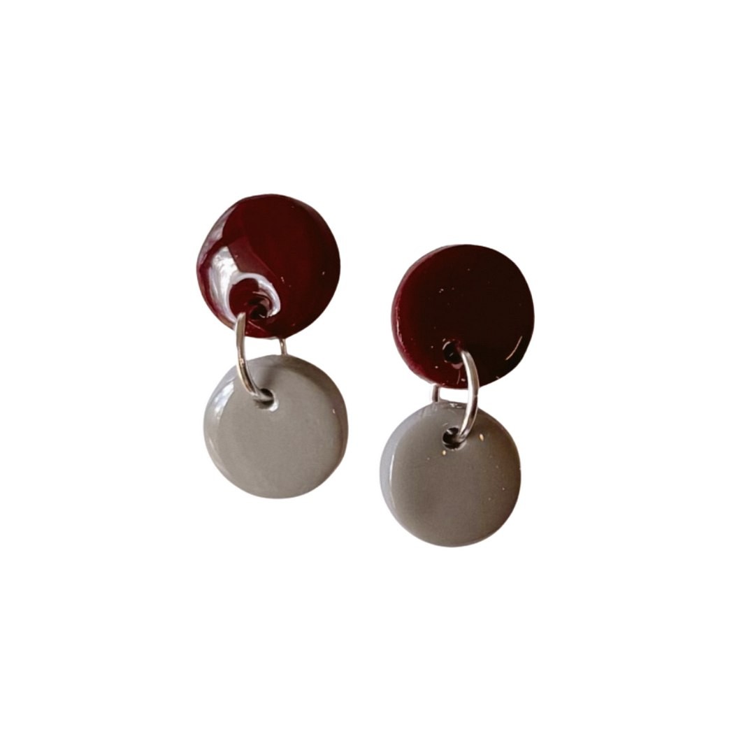 Maroon and Grey
