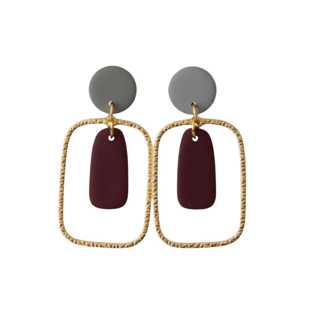 Maroon and Grey