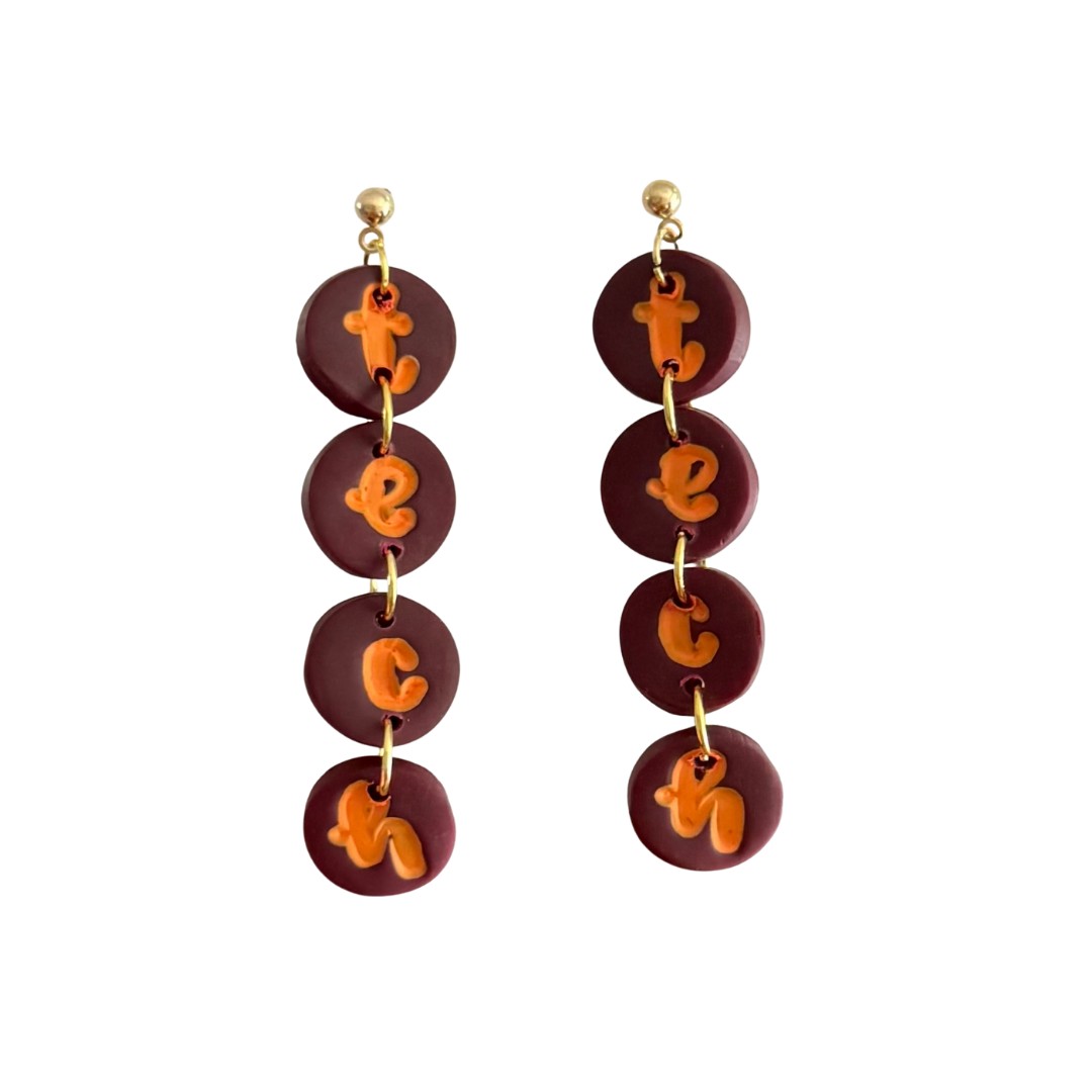 Maroon and Orange
