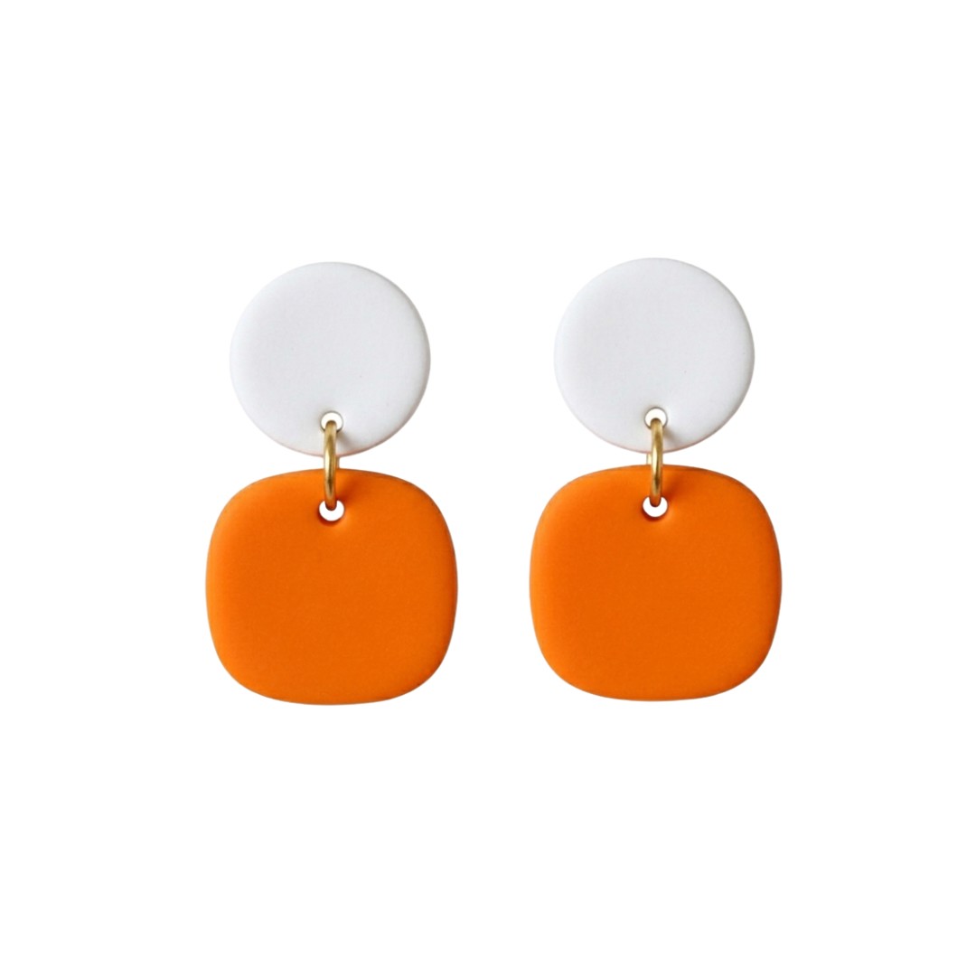 Orange and White