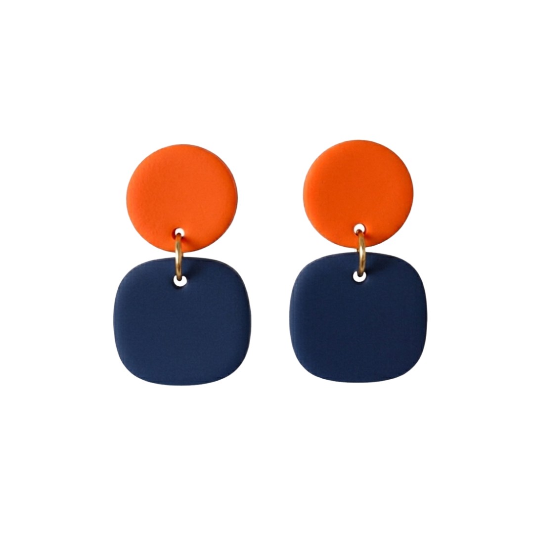 Navy and Orange