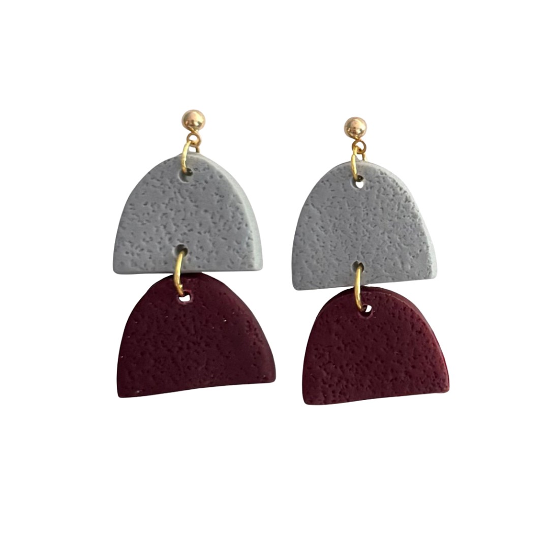 Maroon and Grey