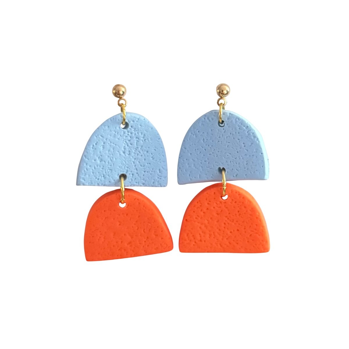 Pale Blue and Orange