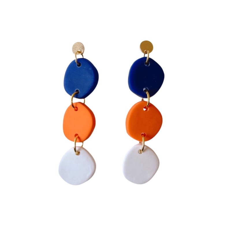 Ultramarine Blue and Orange