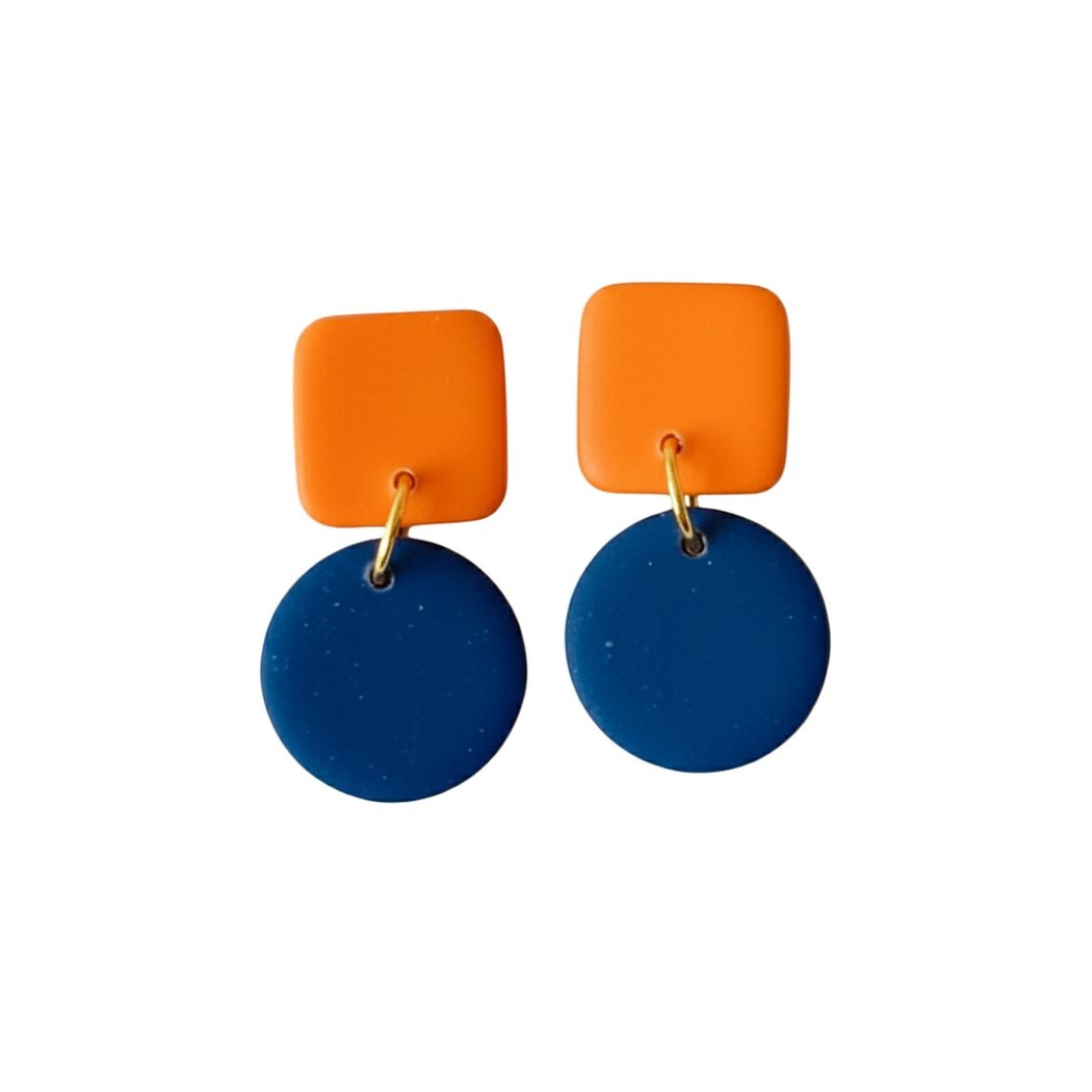 Navy and Orange