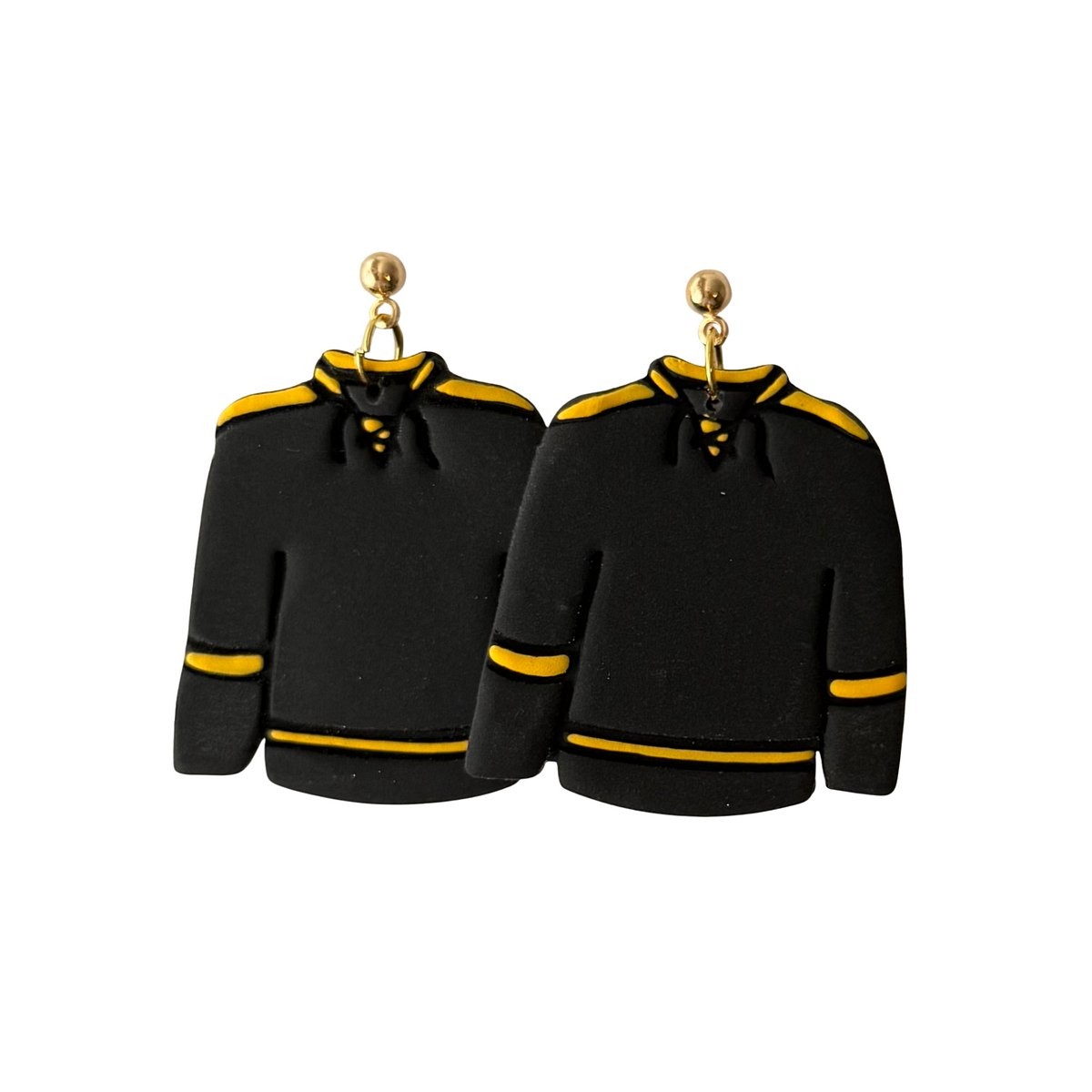 Hockey Jersey — Black and Yellow