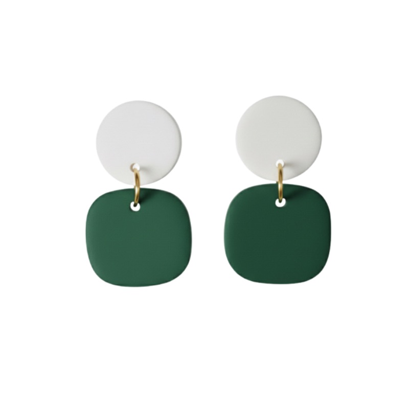 Forest Green and White