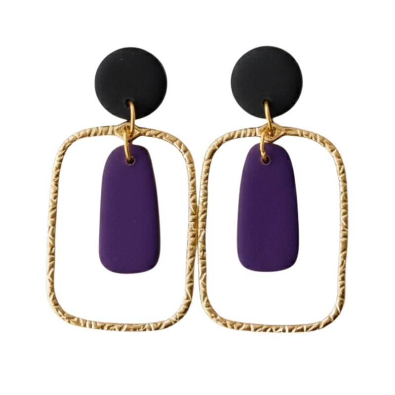 Purple and Black