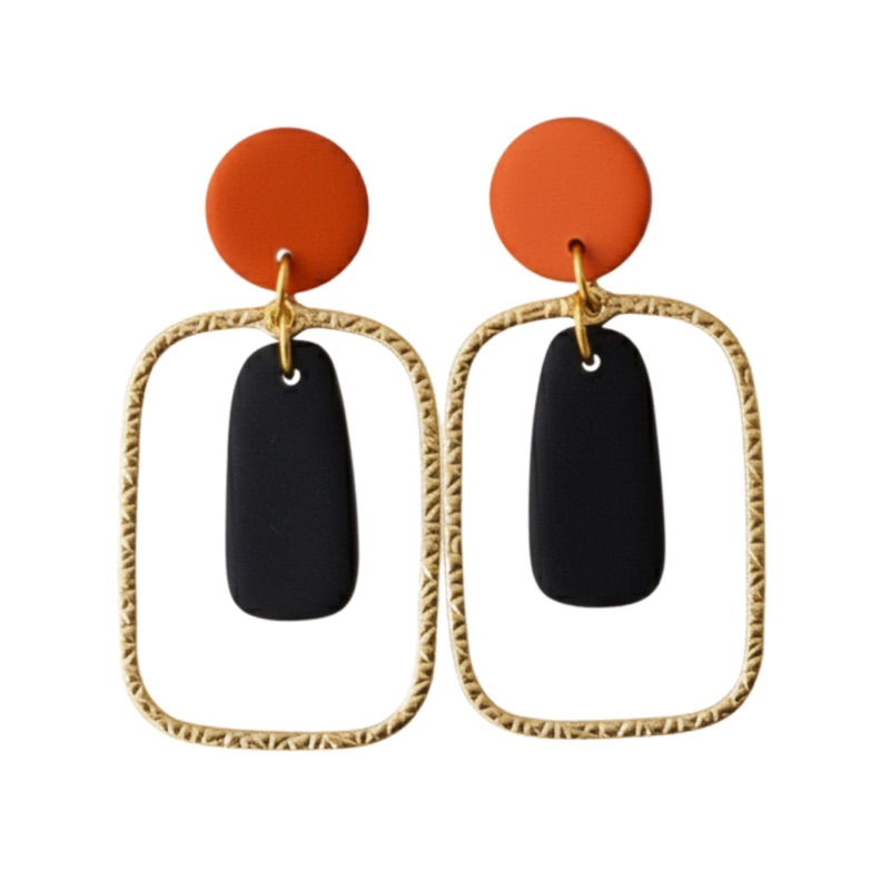 Black and Orange
