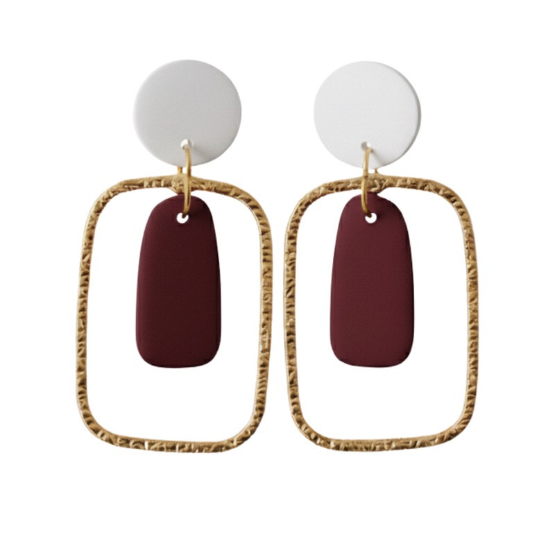 White and Maroon