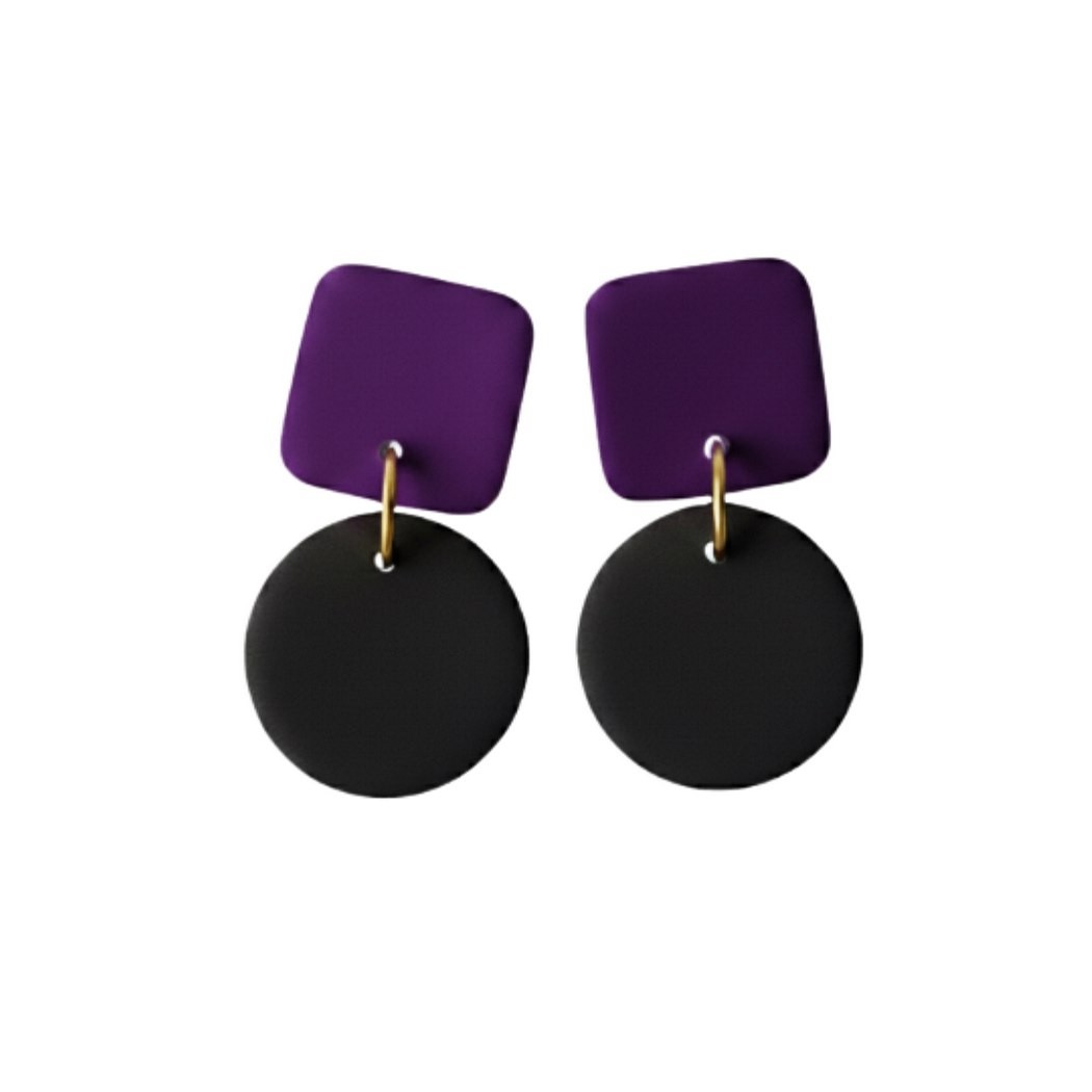Purple and Black