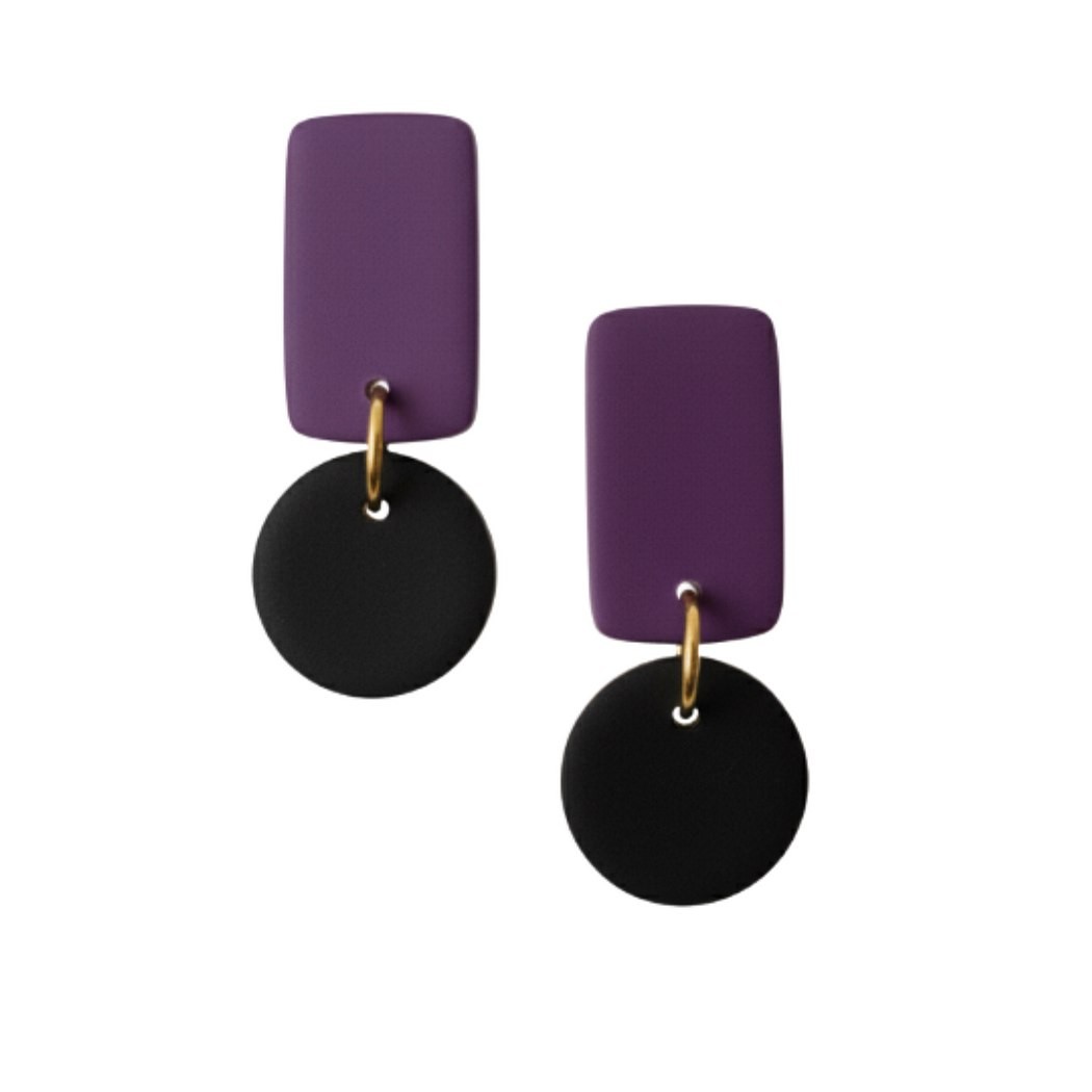 Purple and Black