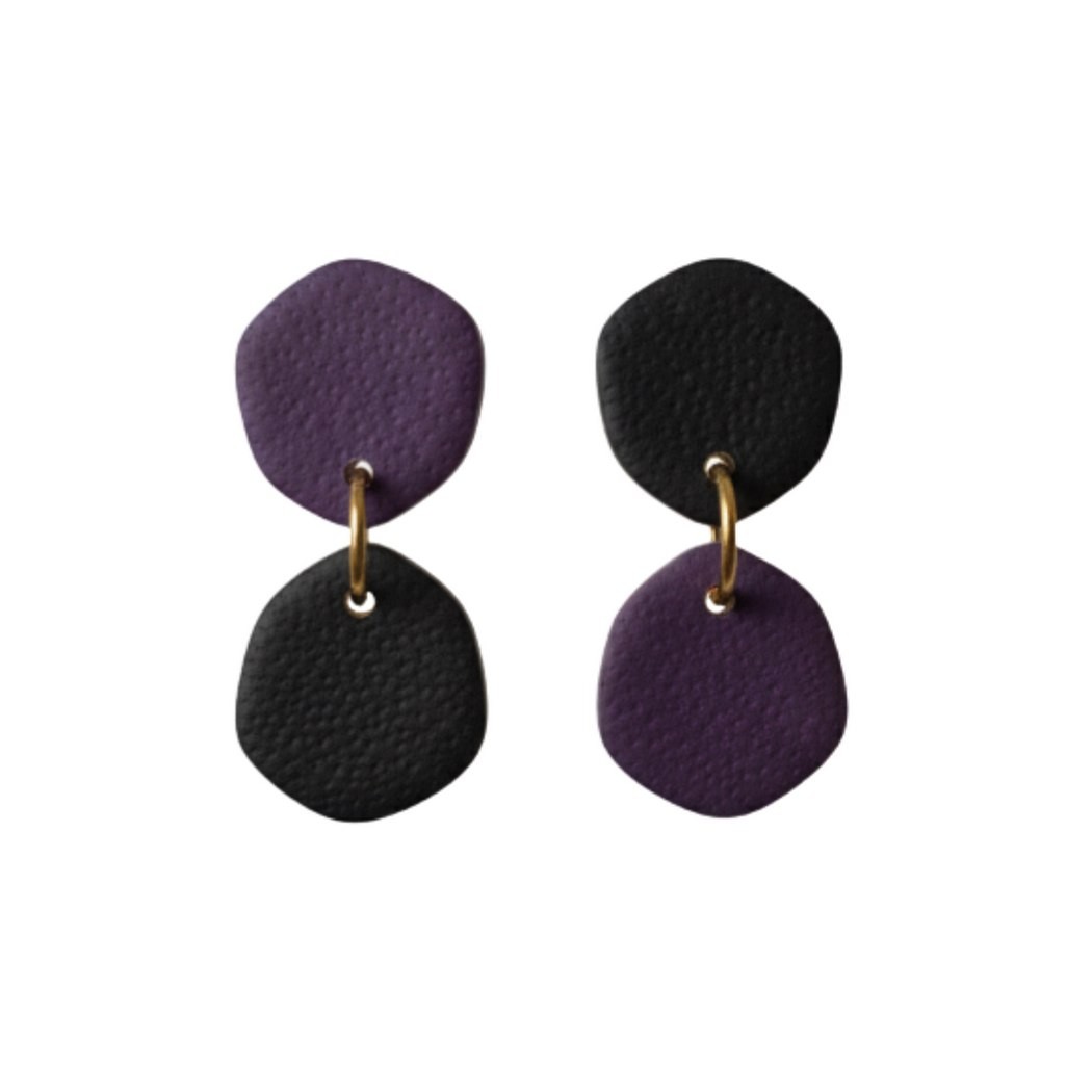 Purple and Black