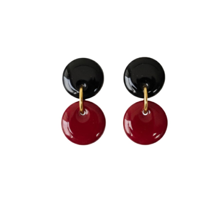 Cardinal Red and Black