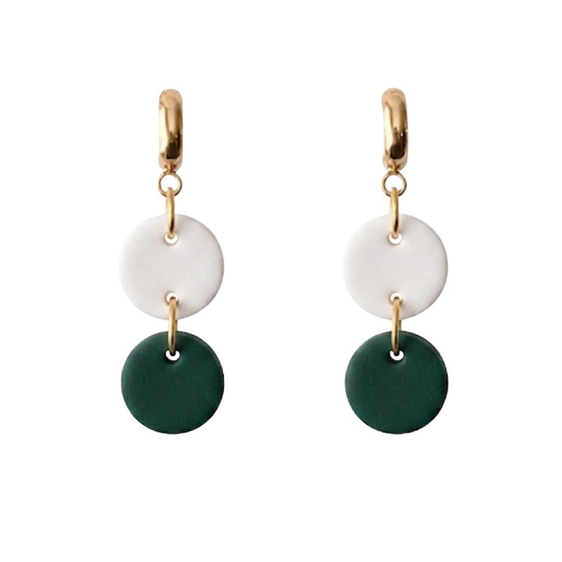 Forest Green and White