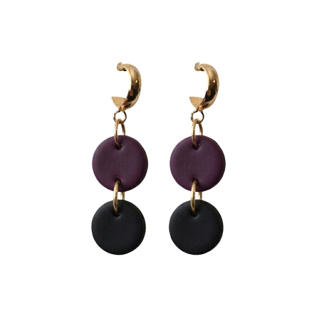 Purple and Black