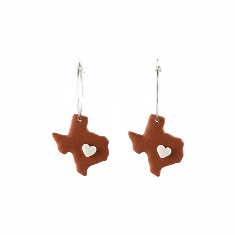 Texas Heart — Burnt Orange