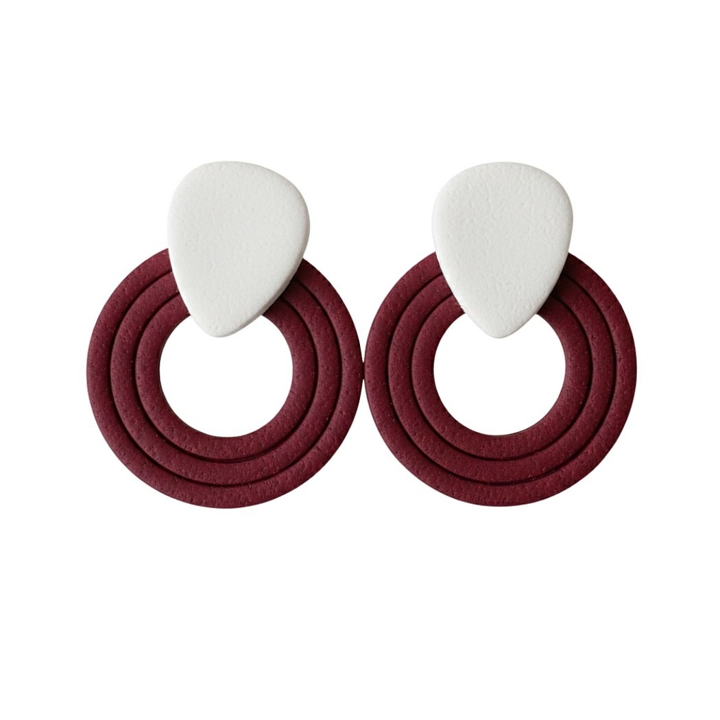 White and Maroon