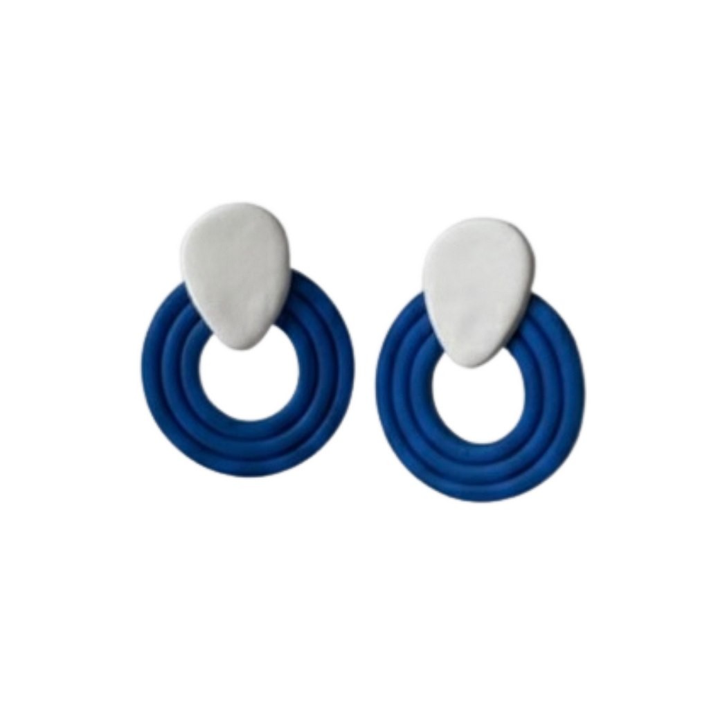 Royal Blue and White
