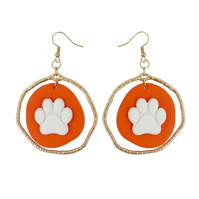 Orange + White