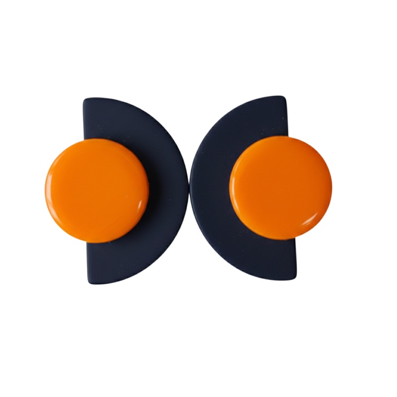Navy and Orange