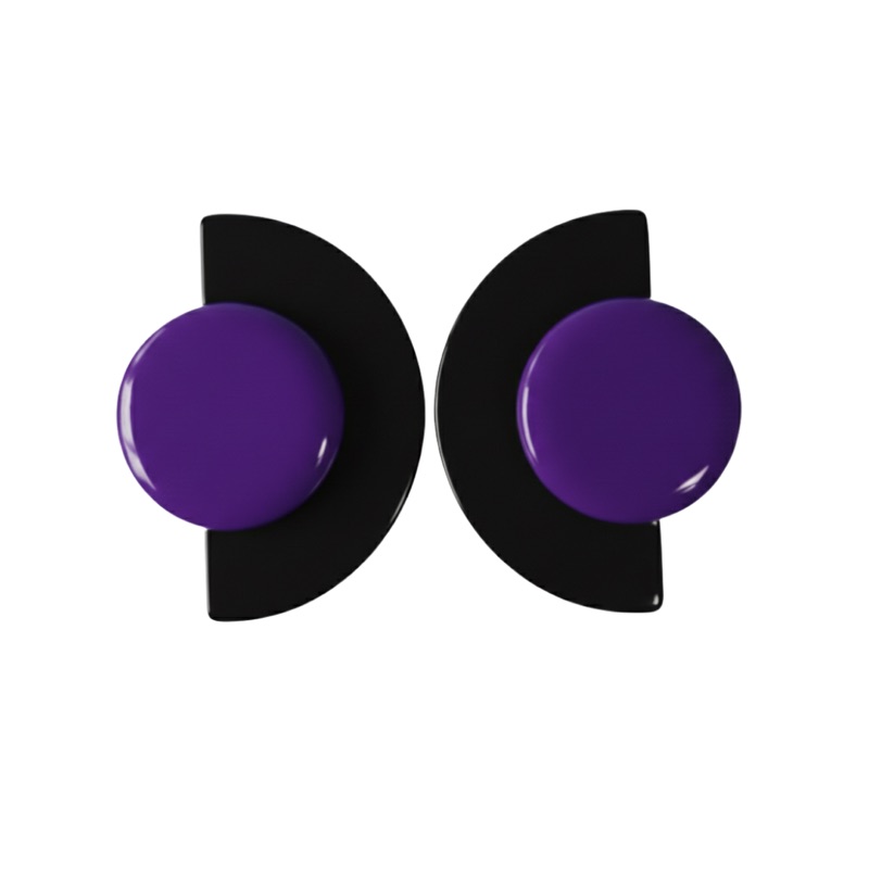 Purple and Black
