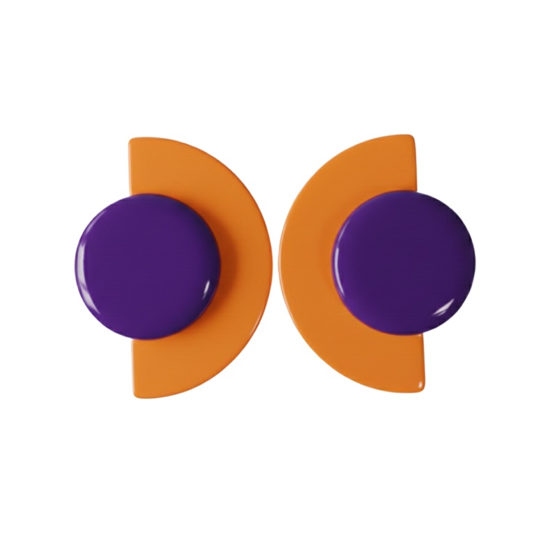 Purple and Orange