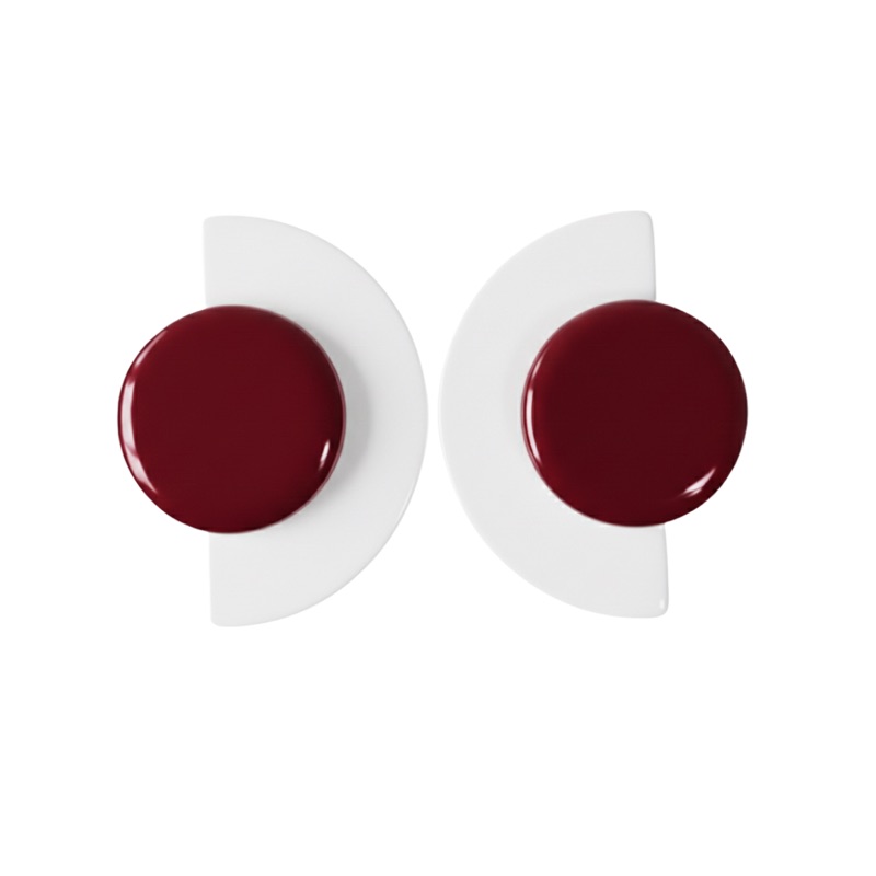 White and Maroon