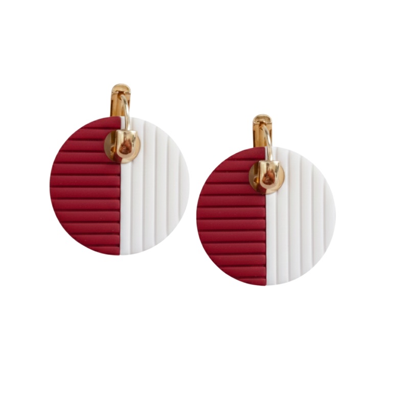 Cardinal Red and White